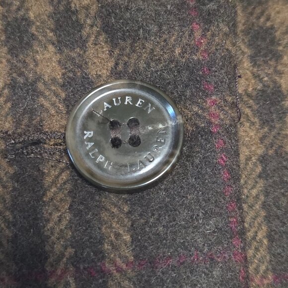 NWT Lauren Ralph Lauren Women's Wool-Blend Walker Coat Size 12 - Picture 7 of 11